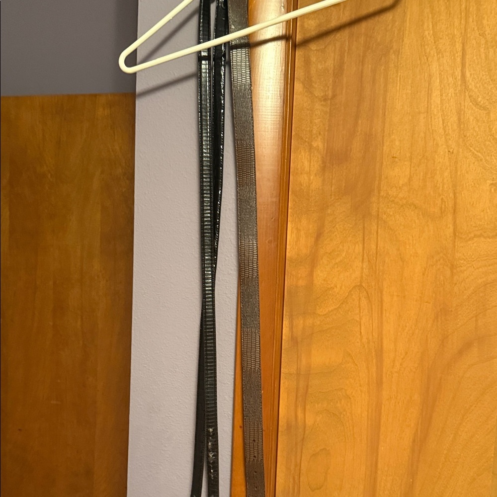 Black Textured Belt